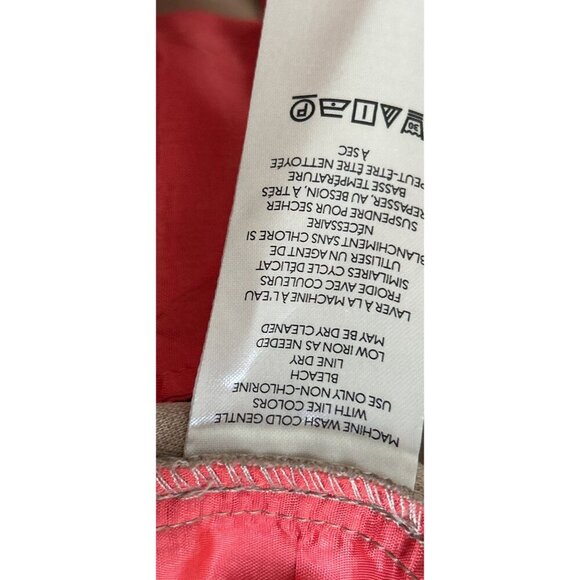 ANTHRPOLOGIE Vintage-Inspired Taupe Pants Pleated Front Belt Loops Size 12 - Picture 10 of 10